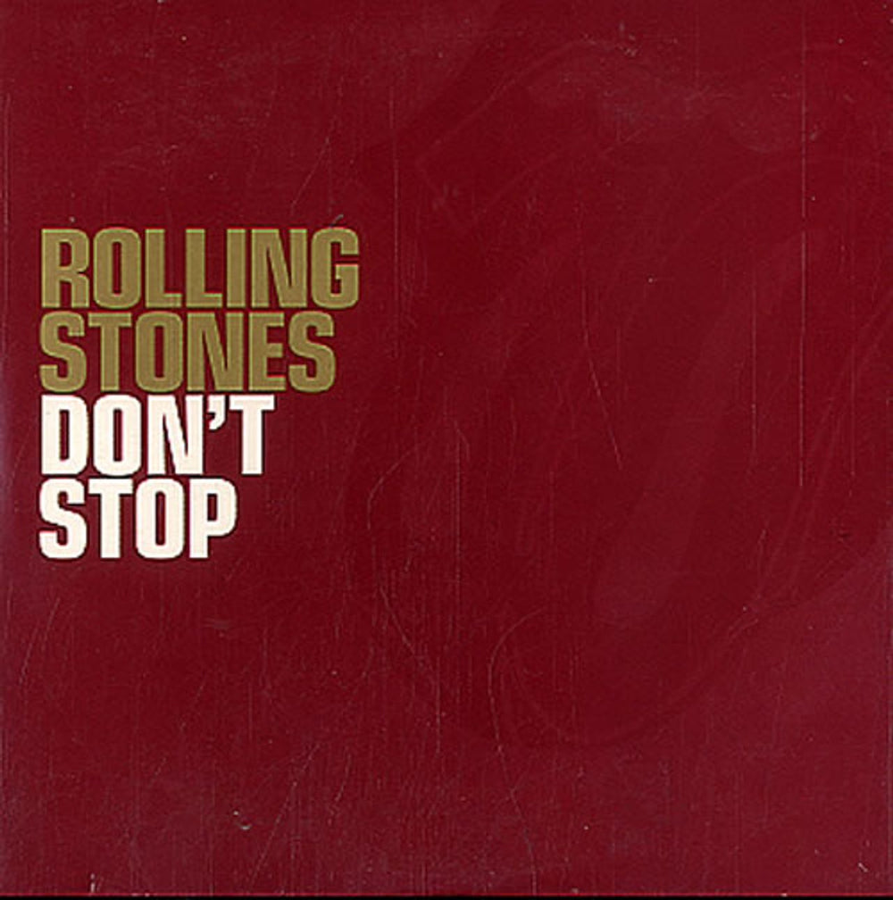 The Rolling Stones Don't Stop UK Promo CD single (CD5 / 5") VSCDJ1838