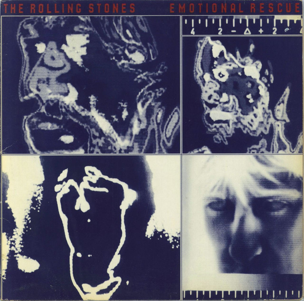 The Rolling Stones Emotional Rescue + Poster Dutch vinyl LP album (LP record) 1A062-63774