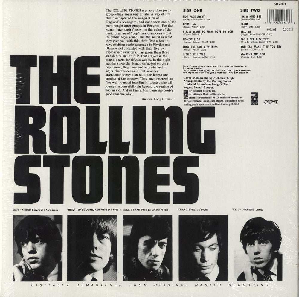 The Rolling Stones England's Newest Hit Makers - Open Shrink UK vinyl LP album (LP record) 042284446013