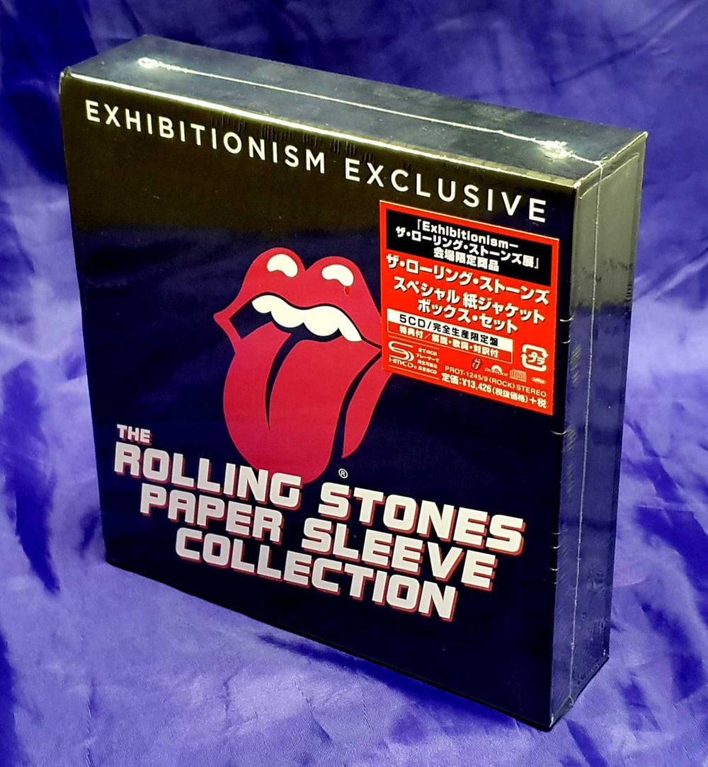 The Rolling Stones Exhibitionism Exclusive + Card Bag Japanese Promo SHM CD PROT-1245/9