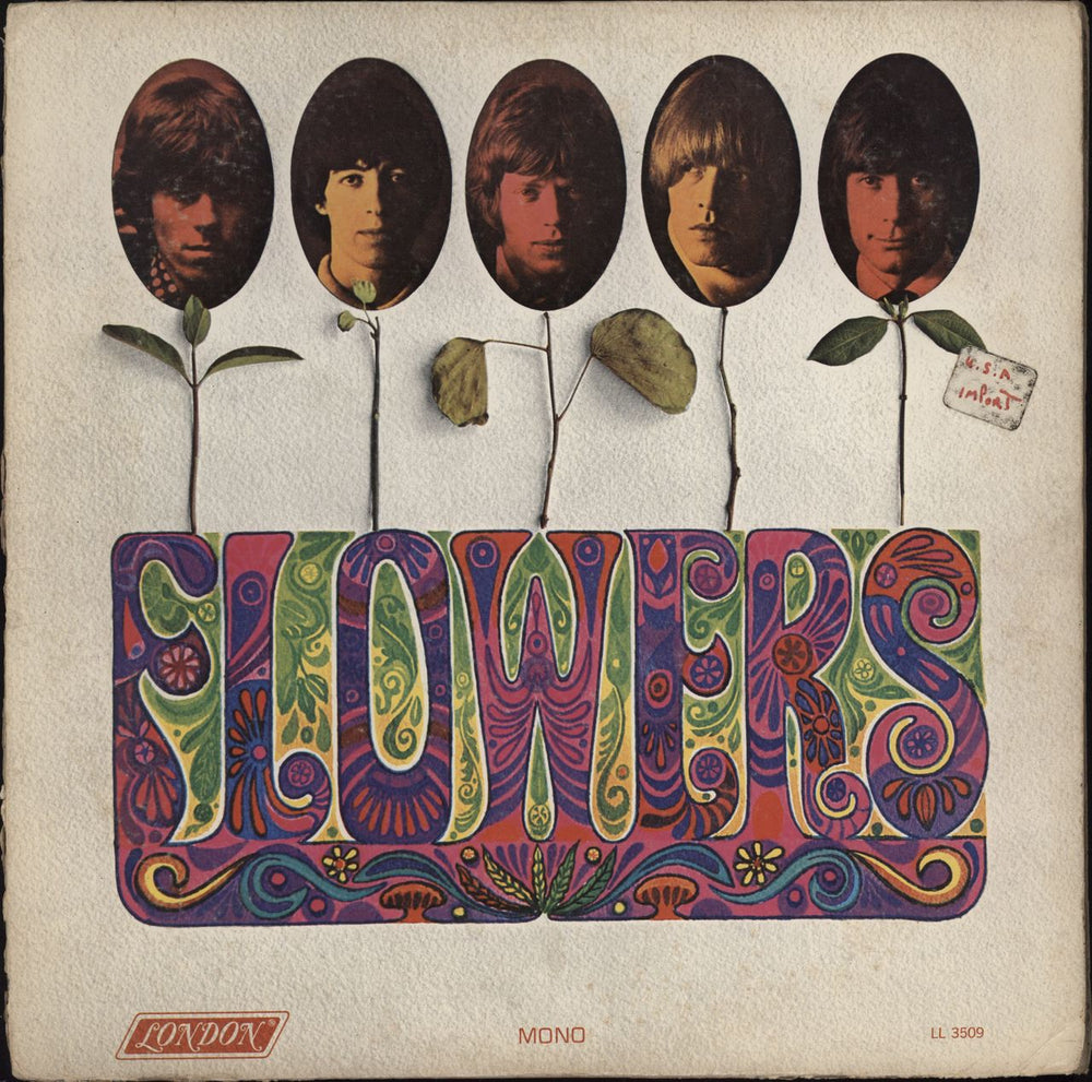 The Rolling Stones Flowers US vinyl LP album (LP record) LL3509