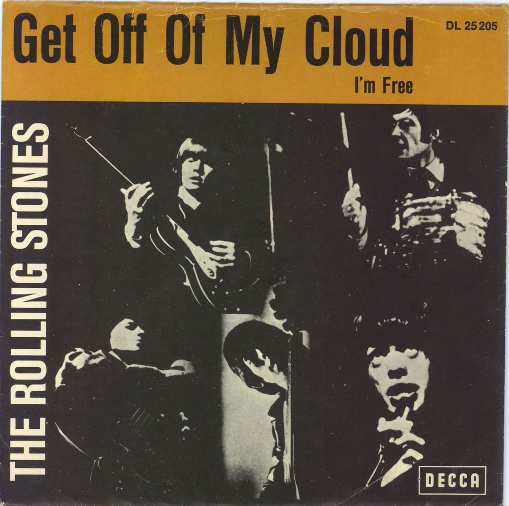 The Rolling Stones Get Off Off My Cloud - 1st German 7" vinyl single (7 inch record / 45) DL25205