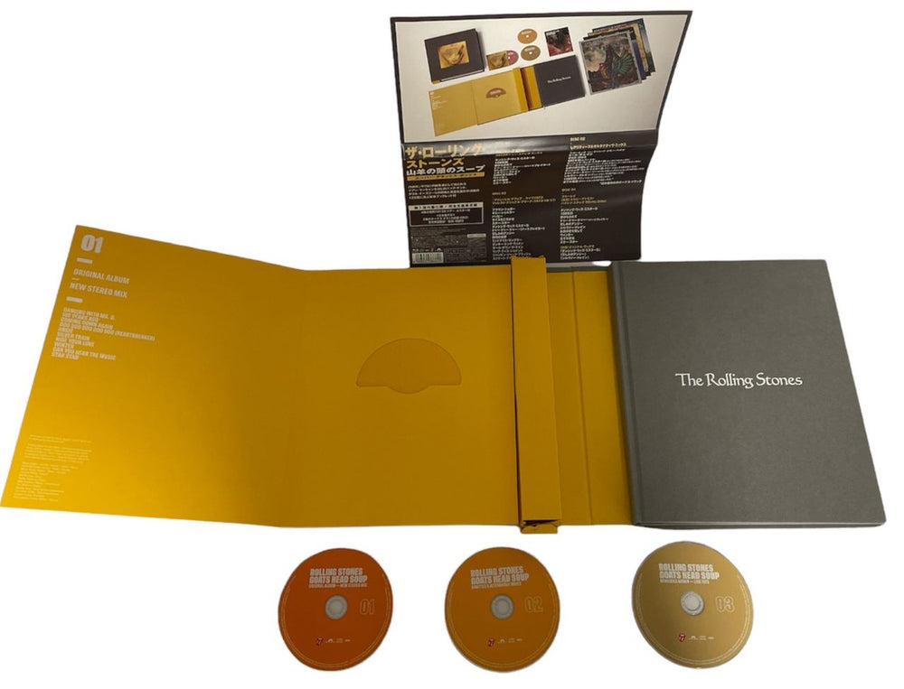 The Rolling Stones Goats Head Soup - Super Deluxe CD Box Set Japanese CD Album Box Set ROLDXGO788022