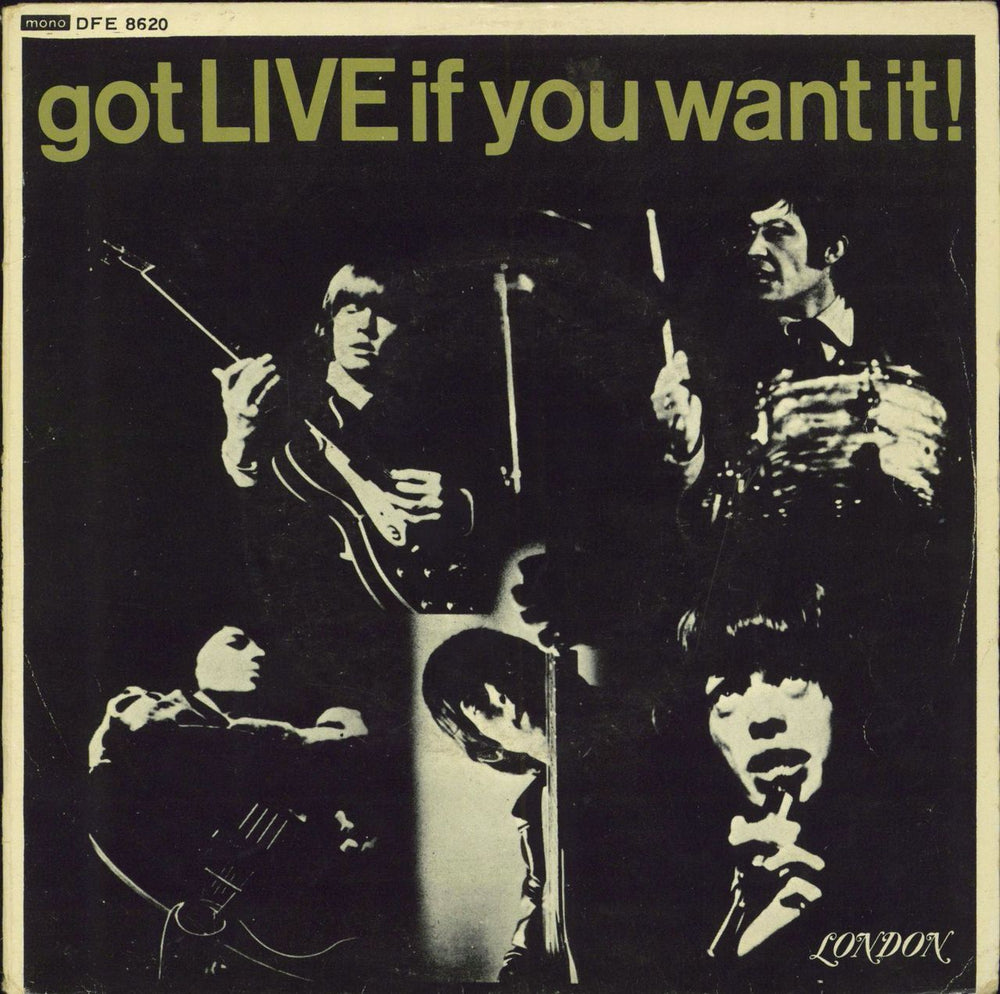 The Rolling Stones Got LIVE If You Want It EP Canadian 7" vinyl single (7 inch record / 45) DFE8620