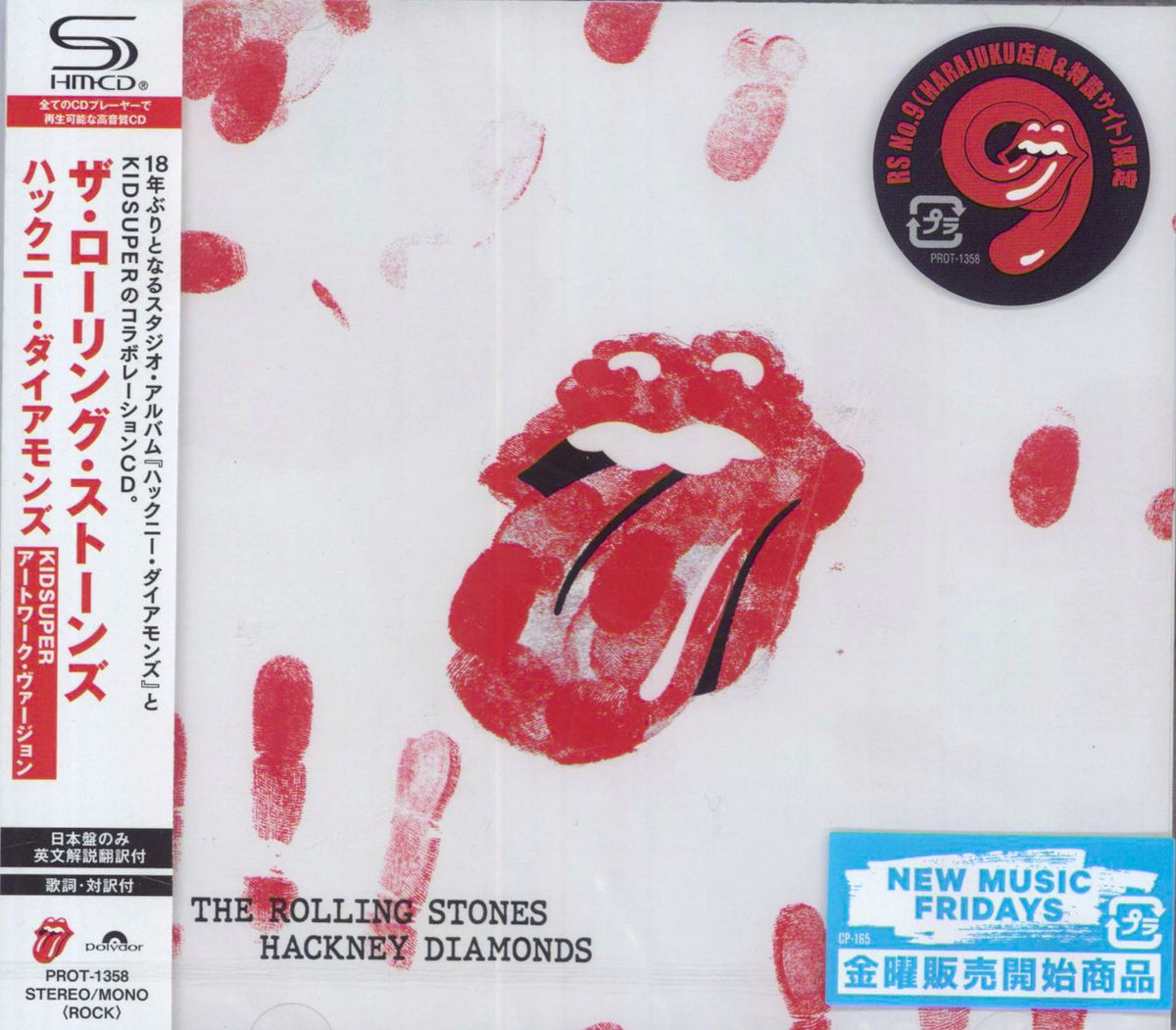 The Rolling Stones Hackney Diamonds - Kidsuper Artwork RS No.9 Harajuku  SHM-CD - Sealed Japanese SHM CD