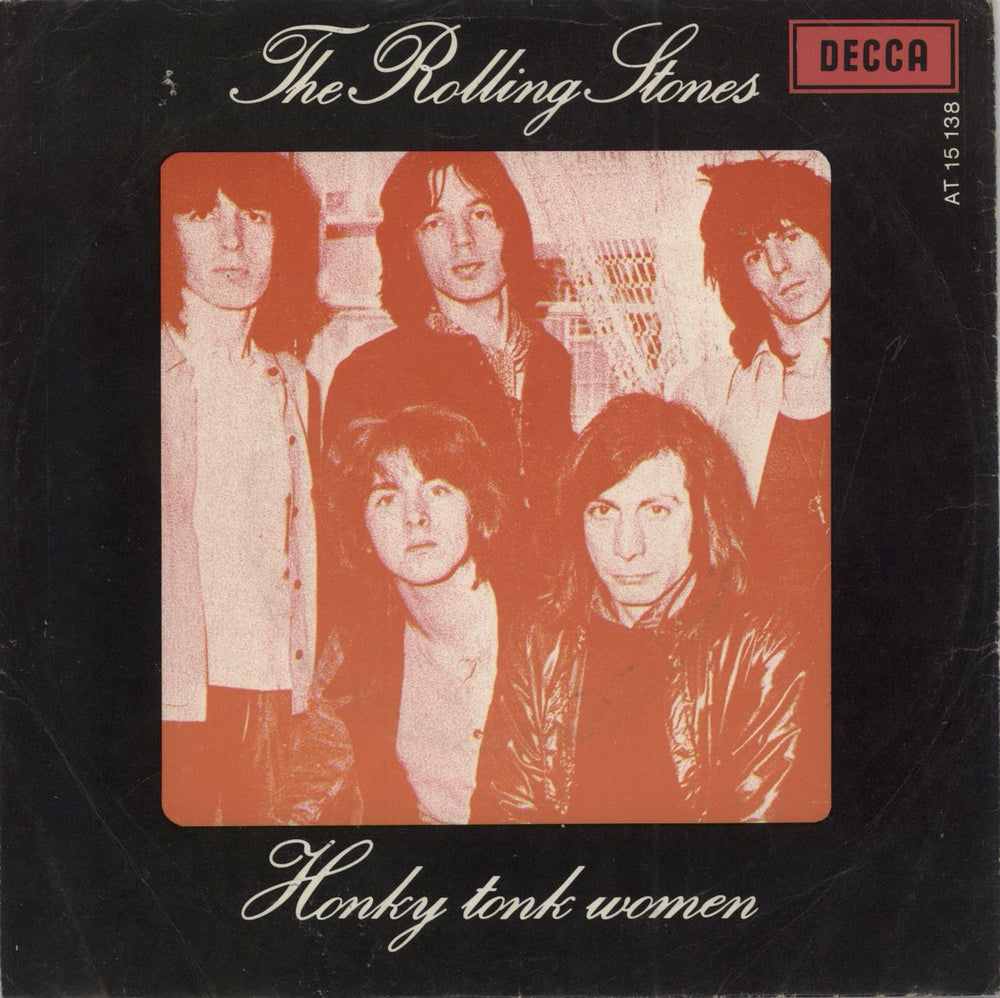 The Rolling Stones Honky Tonk Woman - Red P/S Dutch 7" vinyl single (7 inch record / 45)