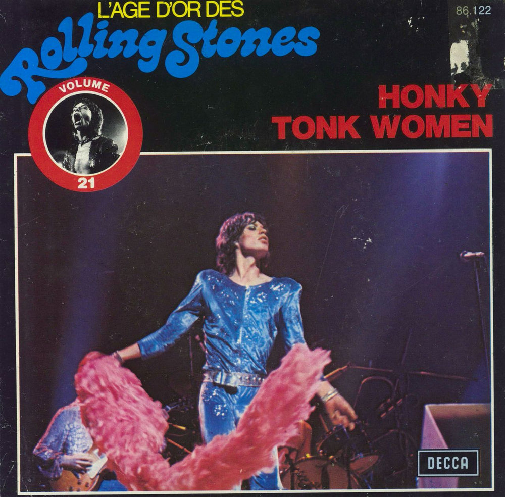 The Rolling Stones Honky Tonk Women French 7" vinyl single (7 inch record / 45) 86.122