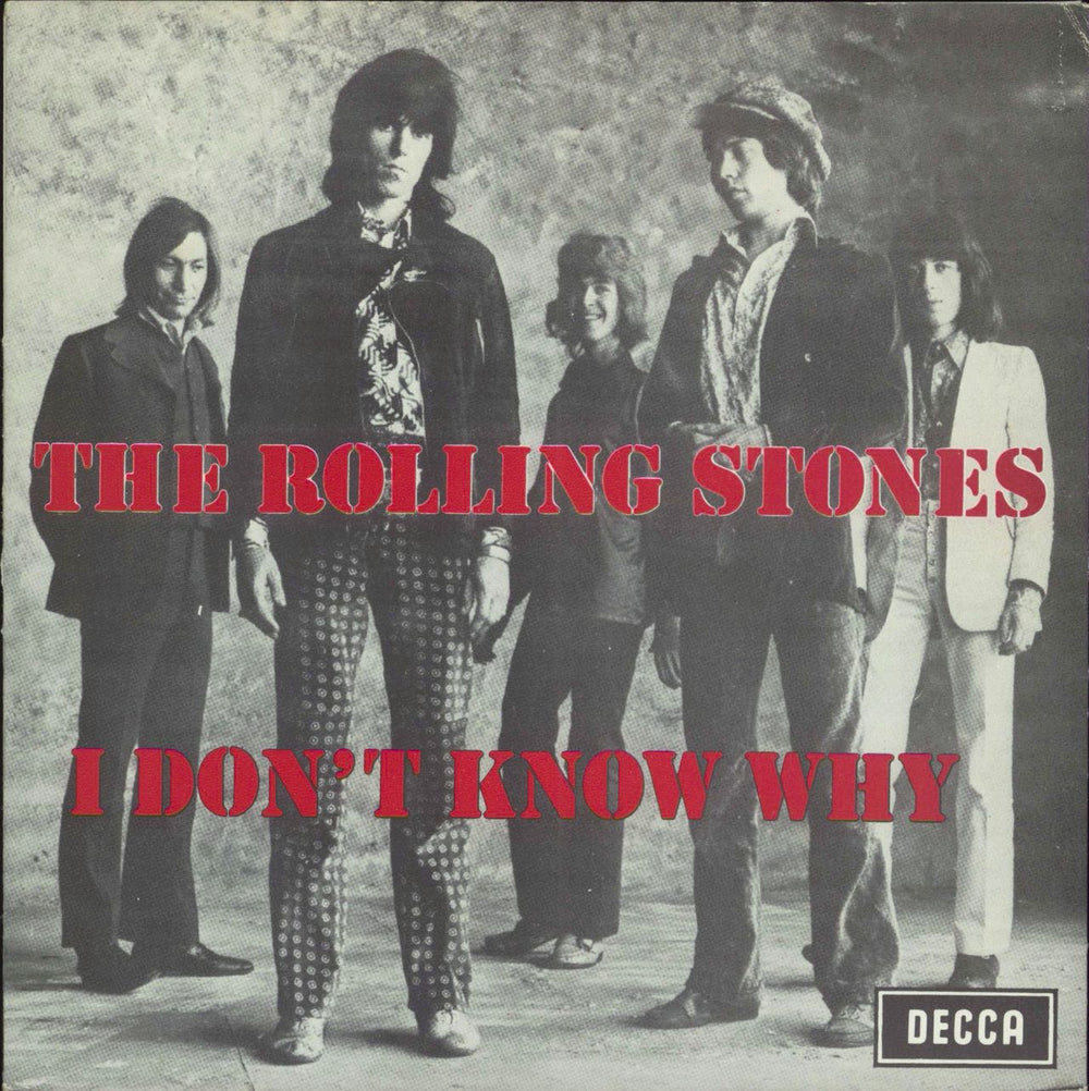 The Rolling Stones I Don't Know Why Belgian 7" vinyl single (7 inch record / 45) 26.455-Y