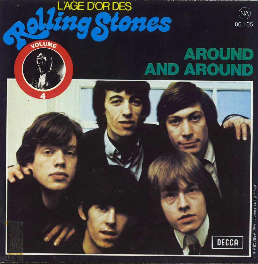 The Rolling Stones It's All Over Now French 7" vinyl single (7 inch record / 45)