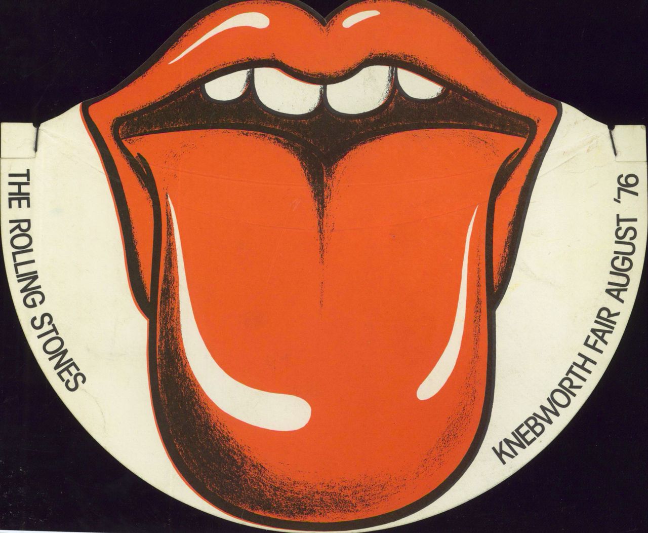 The Rolling Stones Knebworth Fair '76 & Tongue mask UK Tour programme —  RareVinyl.com