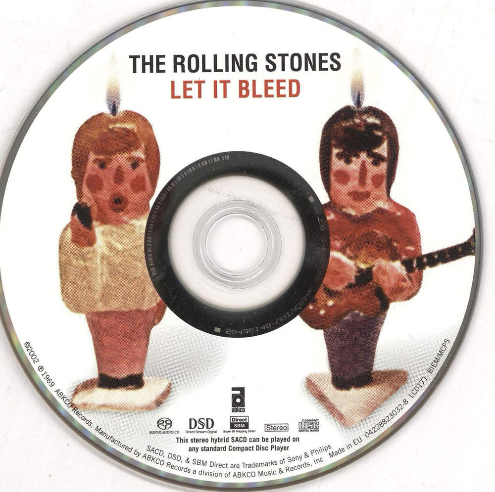 The Rolling Stones Let It Bleed + Certificate UK super audio CD SACD ROLSALE428421