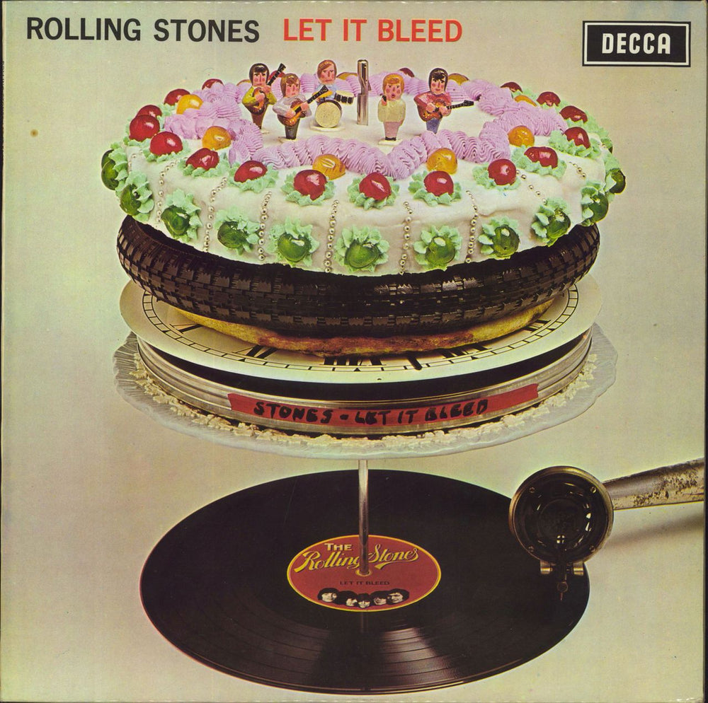 The Rolling Stones Let It Bleed + Poster Australian vinyl LP album (LP record) SKLA5025