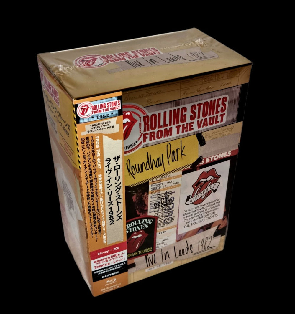 The Rolling Stones Live At Leeds Roundhay Park 1982 Japanese box set GQXS-90097~0