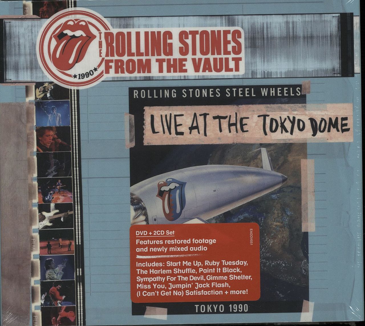 The Rolling Stones Live At The Tokyo Dome 1990 UK 3-disc CD/DVD