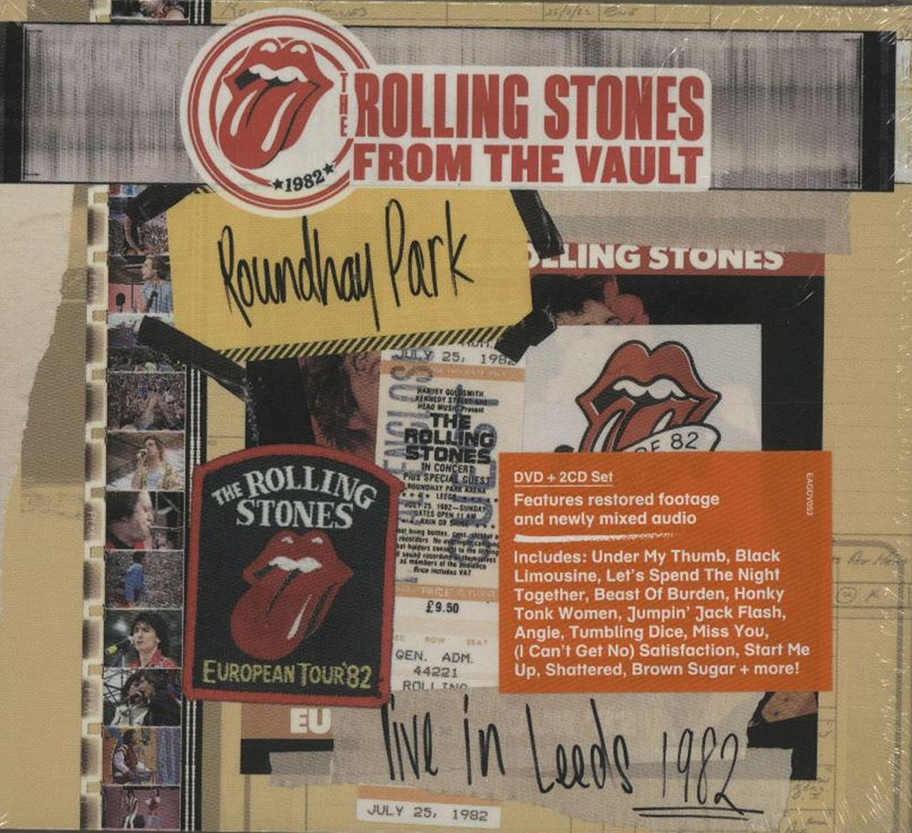 The Rolling Stones Live In Leeds 1982 - Sealed UK 3-disc CD/DVD Set EAGDV053