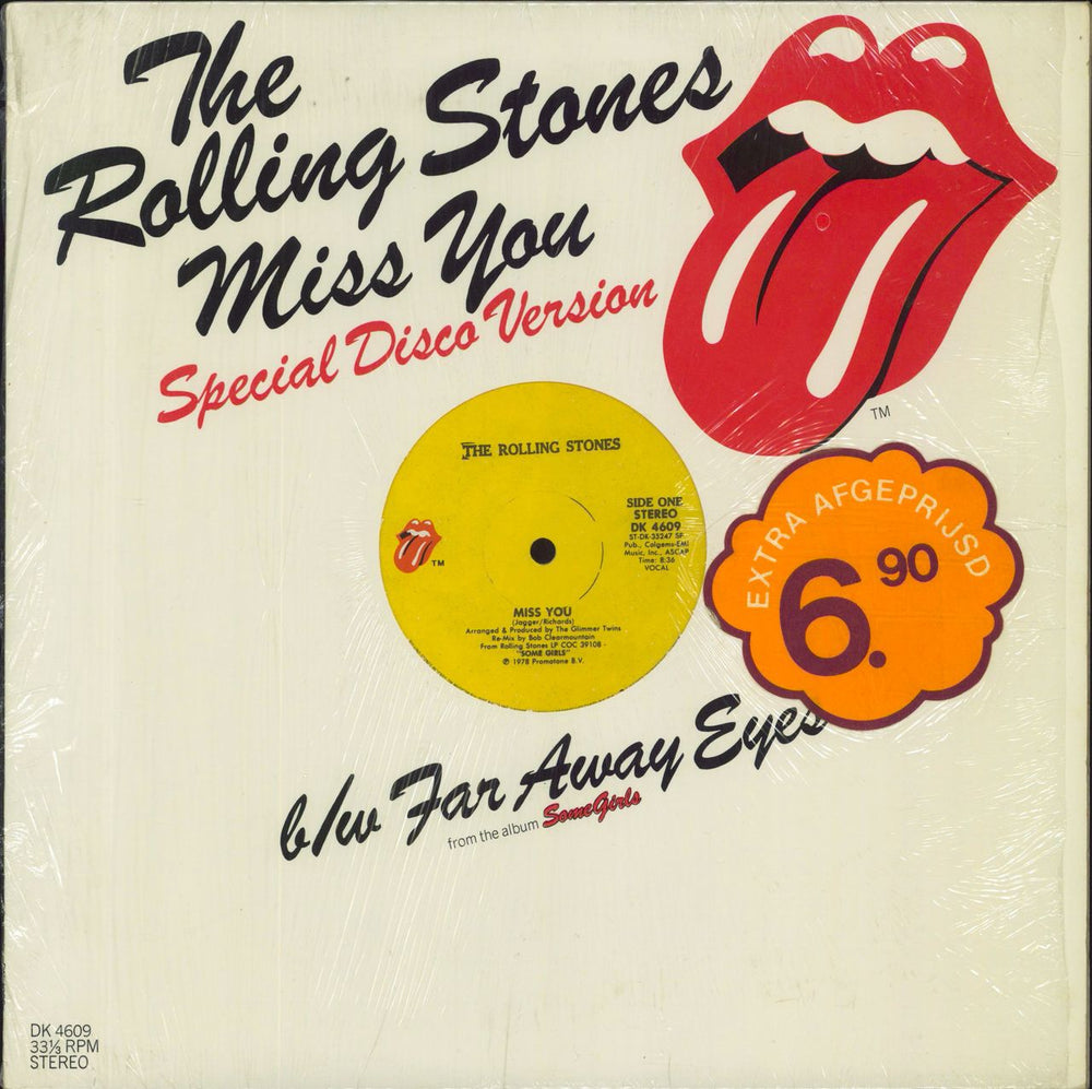 The Rolling Stones Miss You - Title Sleeve US 12" vinyl single (12 inch record / Maxi-single) DK4609