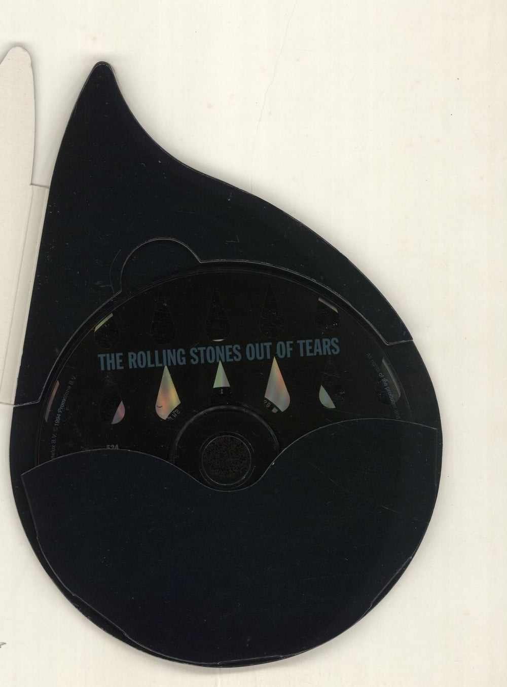 The Rolling Stones Out Of Tears - Tear Shaped Pack UK CD single (CD5 / 5") ROLC5OU38171