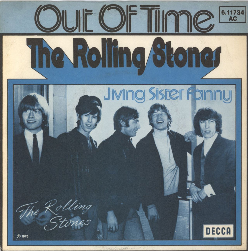 The Rolling Stones Out Of Time German 7" vinyl single (7 inch record / 45) 6.11734