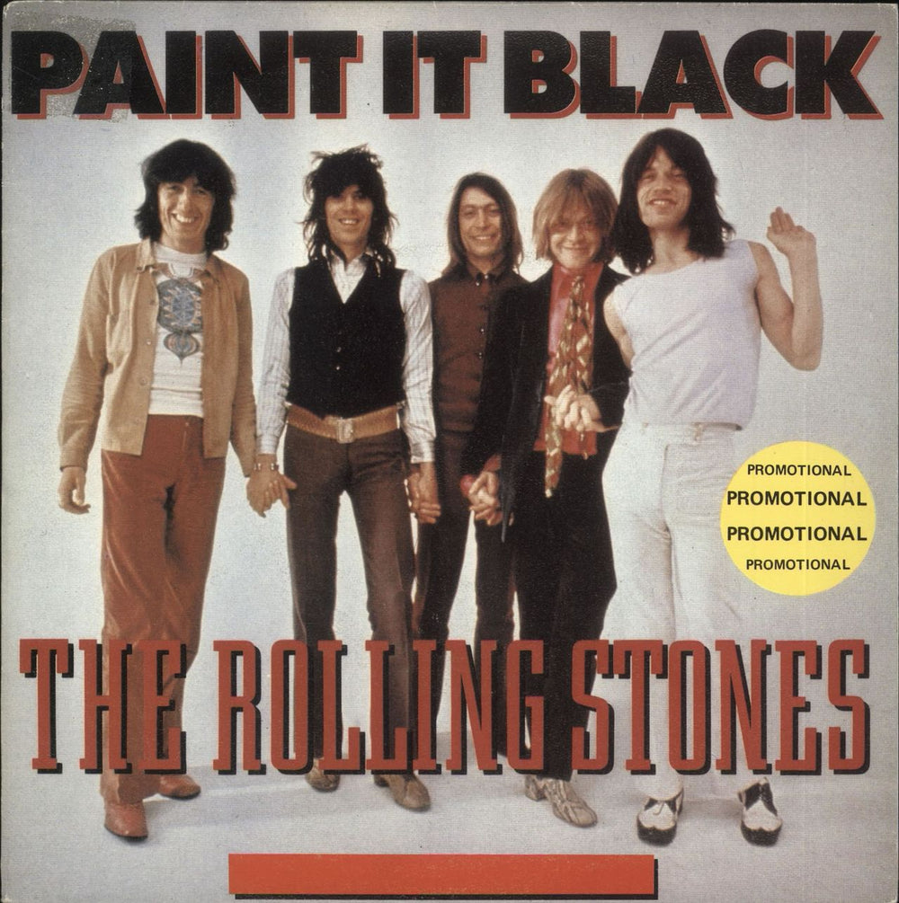 The Rolling Stones Paint It Black Spanish Promo 7" vinyl single (7 inch record / 45) ROLLING1