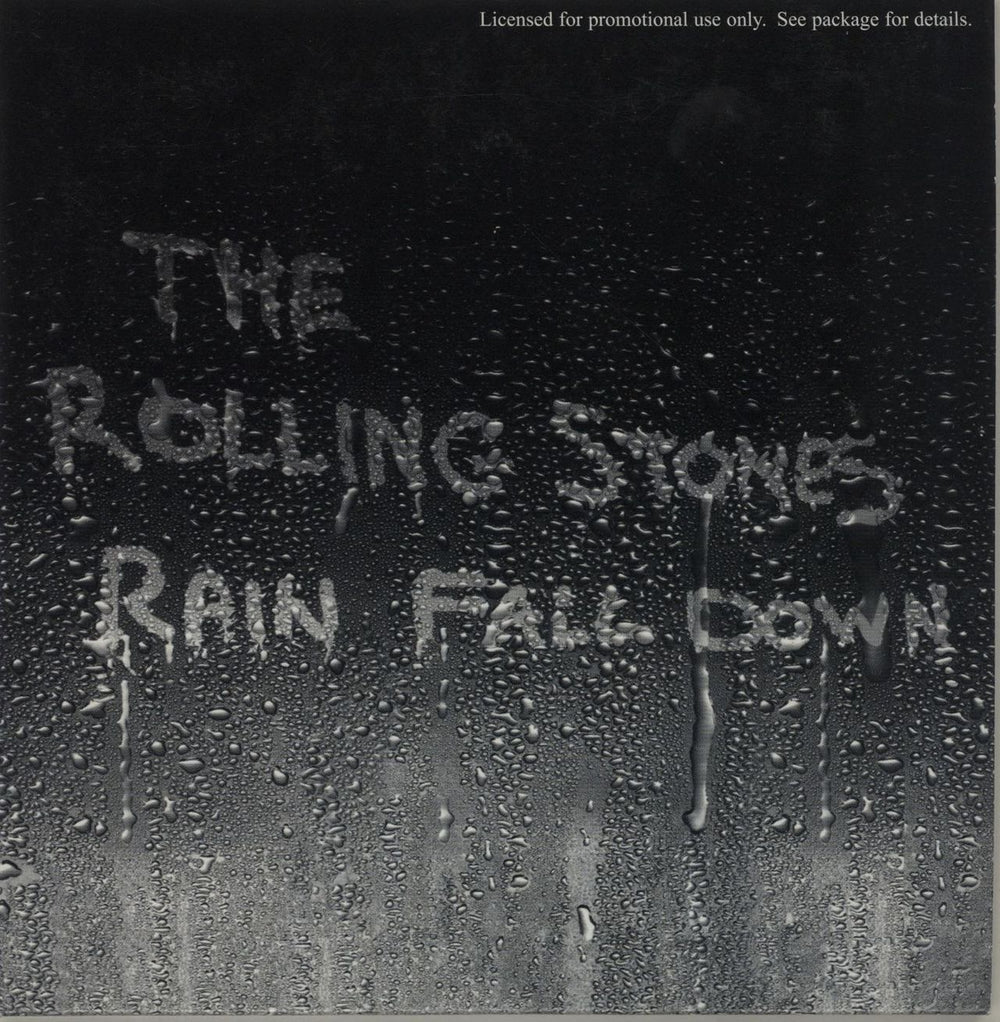 The Rolling Stones Rain Fall Down - 6-track US Promo CD single (CD5 / 5") 094634986823