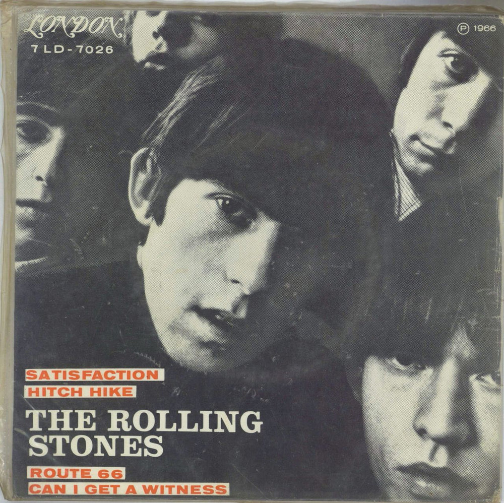 The Rolling Stones Satisfaction EP Brazilian 7" vinyl single (7 inch record / 45) 7LD-7026