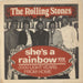 The Rolling Stones She's A Rainbow + P/S Swedish 7" vinyl single (7 inch record / 45) F22706