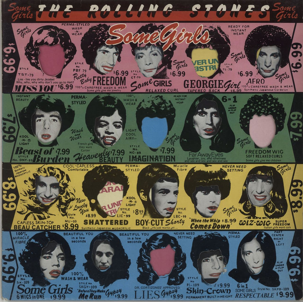 The Rolling Stones Some Girls - Red Vinyl Italian vinyl LP album (LP record) 3C064-61016