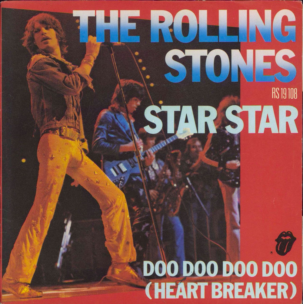 The Rolling Stones Star Star French 7" vinyl single (7 inch record / 45) RS19108