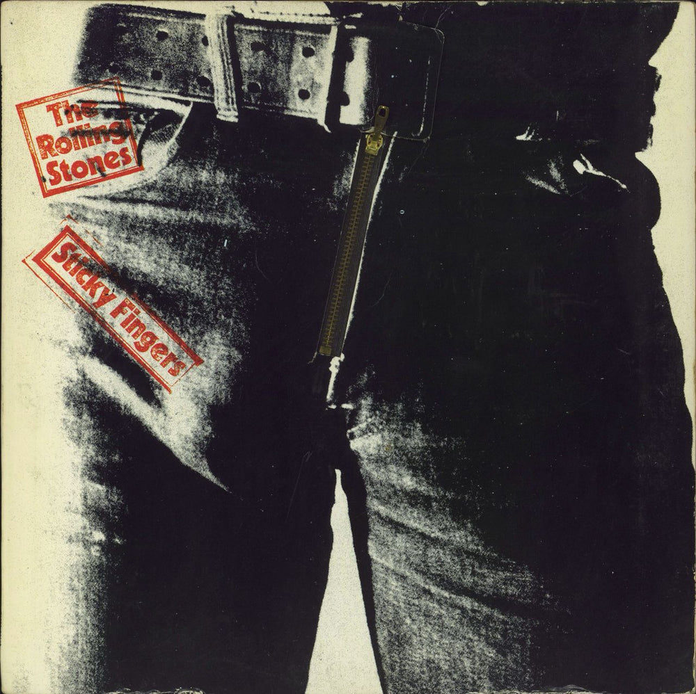 The Rolling Stones Sticky Fingers UK vinyl LP album (LP record) CUN59100