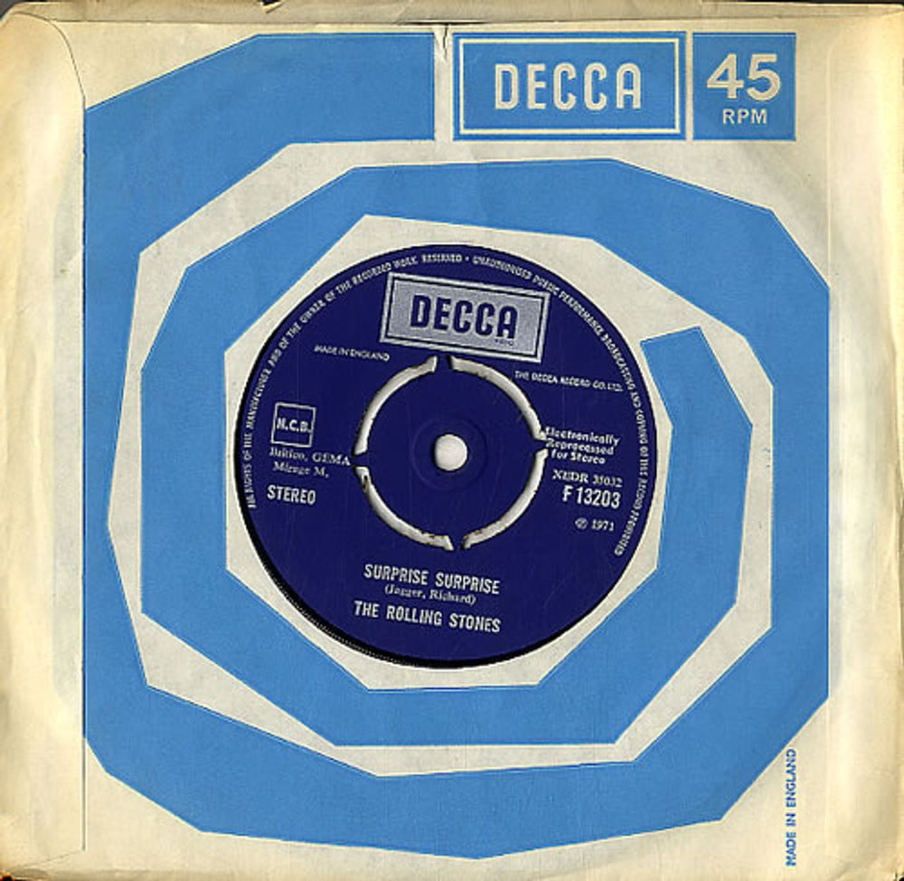 The Rolling Stones Street Fighting Man UK 7" vinyl single (7 inch record / 45) ROL07ST616973