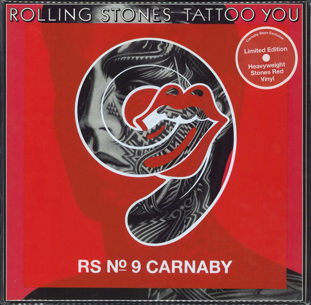 The Rolling Stones Tattoo You - RS No.9 Carnaby Red Vinyl UK vinyl LP album (LP record) CUNS39114