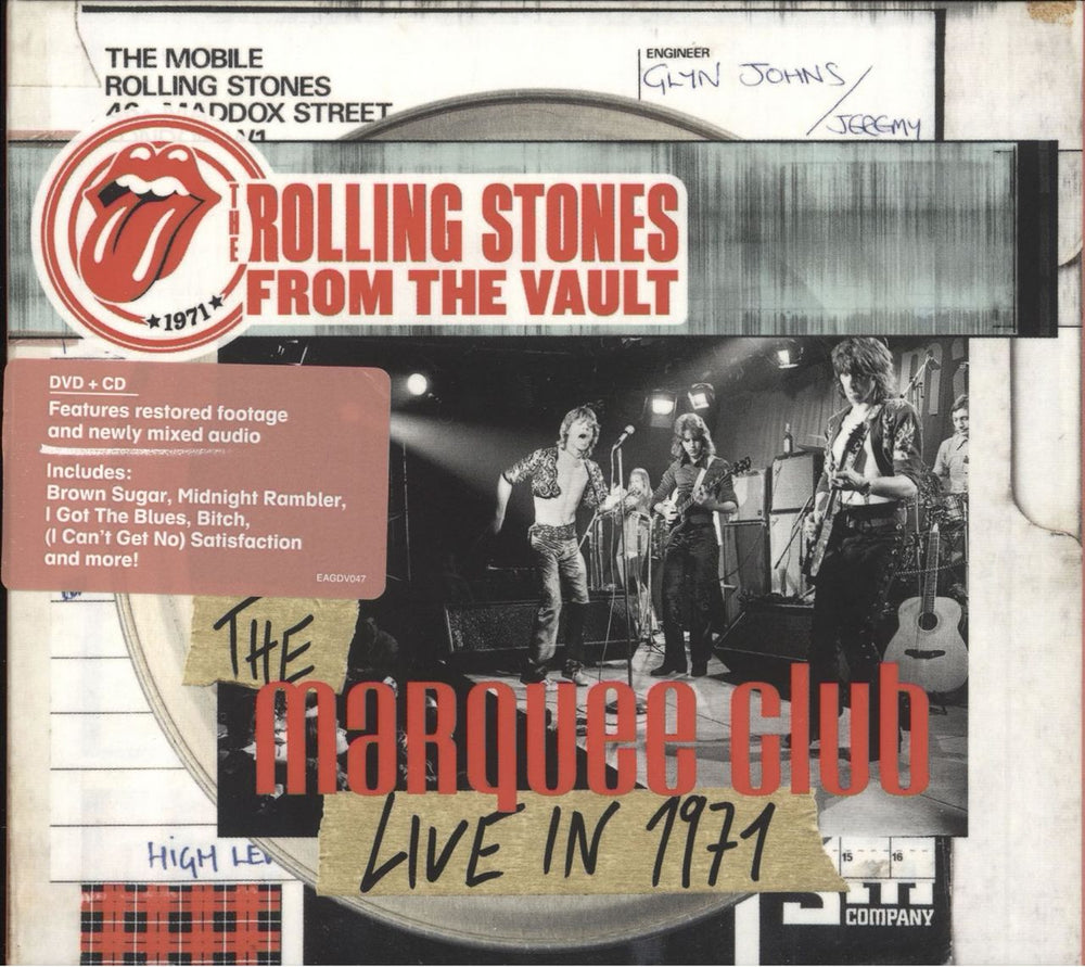 The Rolling Stones The Marquee Club Live In 1971 UK 2-disc CD/DVD set EAGDV047