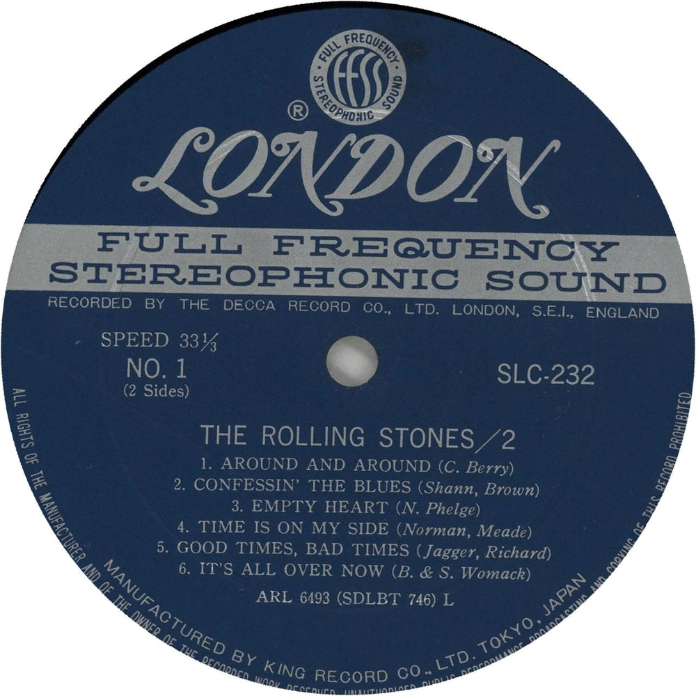 The Rolling Stones The Rolling Stones Volume 2 - Pin-Up Attached Japanese vinyl LP album (LP record)