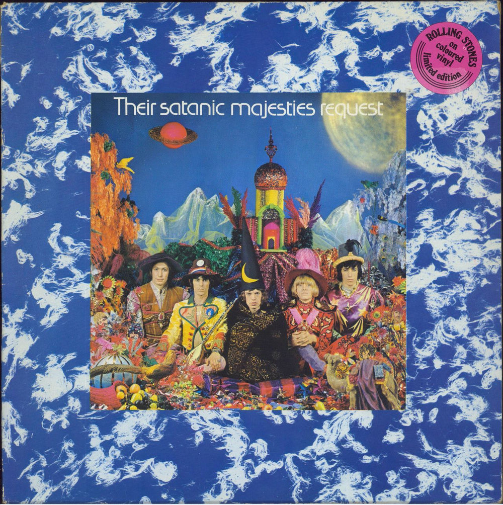 The Rolling Stones Their Satanic Majesties Request - White Vinyl Dutch vinyl LP album (LP record) 6835208