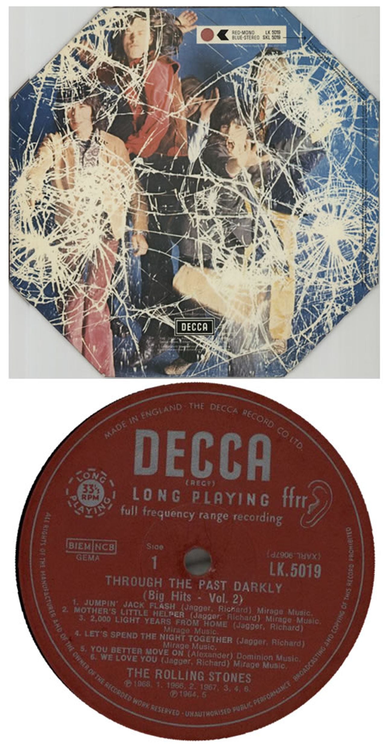 第1位獲得！】 新品 TheRollingStones スルーザパスト 限定盤レコード