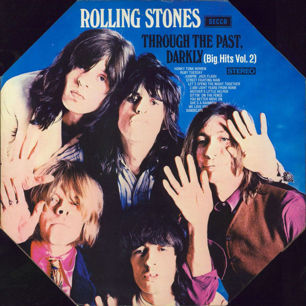 The Rolling Stones Through The Past, Darkly (Big Hits Vol. 2) Australian vinyl LP album (LP record) SKLA-5019