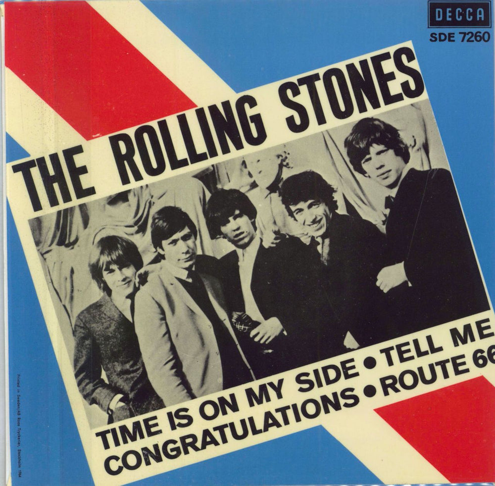 The Rolling Stones Time Is On My Side Swedish 7" vinyl single (7 inch record / 45)