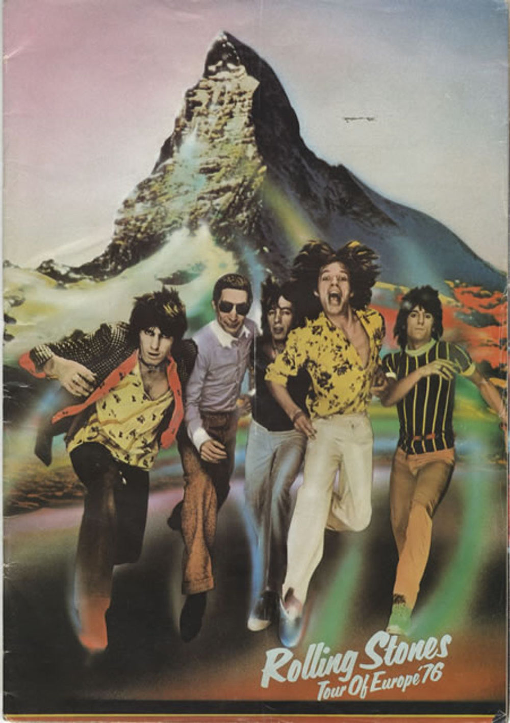 The Rolling Stones Tour Of Europe '76 UK tour programme TOUR PROGRAMME