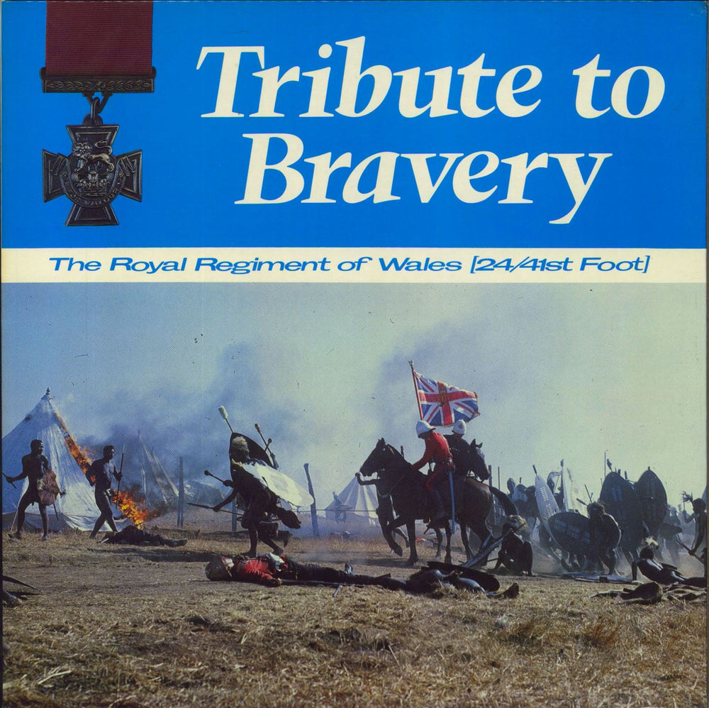 The Royal Regiment Of Wales Tribute To Bravery UK vinyl LP album (LP record) DR6