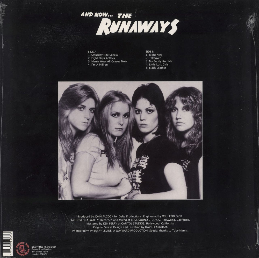 The Runaways And Now... The Runaways UK vinyl LP album (LP record) 5013929411616