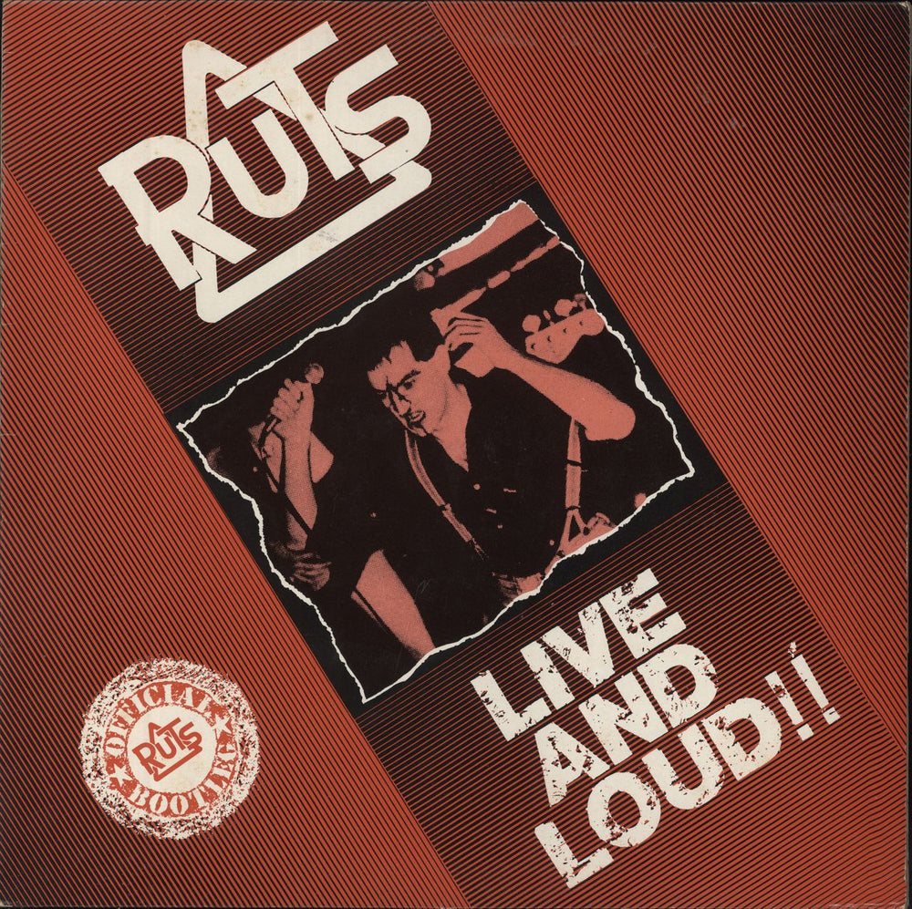 The Ruts Live And Loud!! - 1st UK vinyl LP album (LP record) LINKLP013