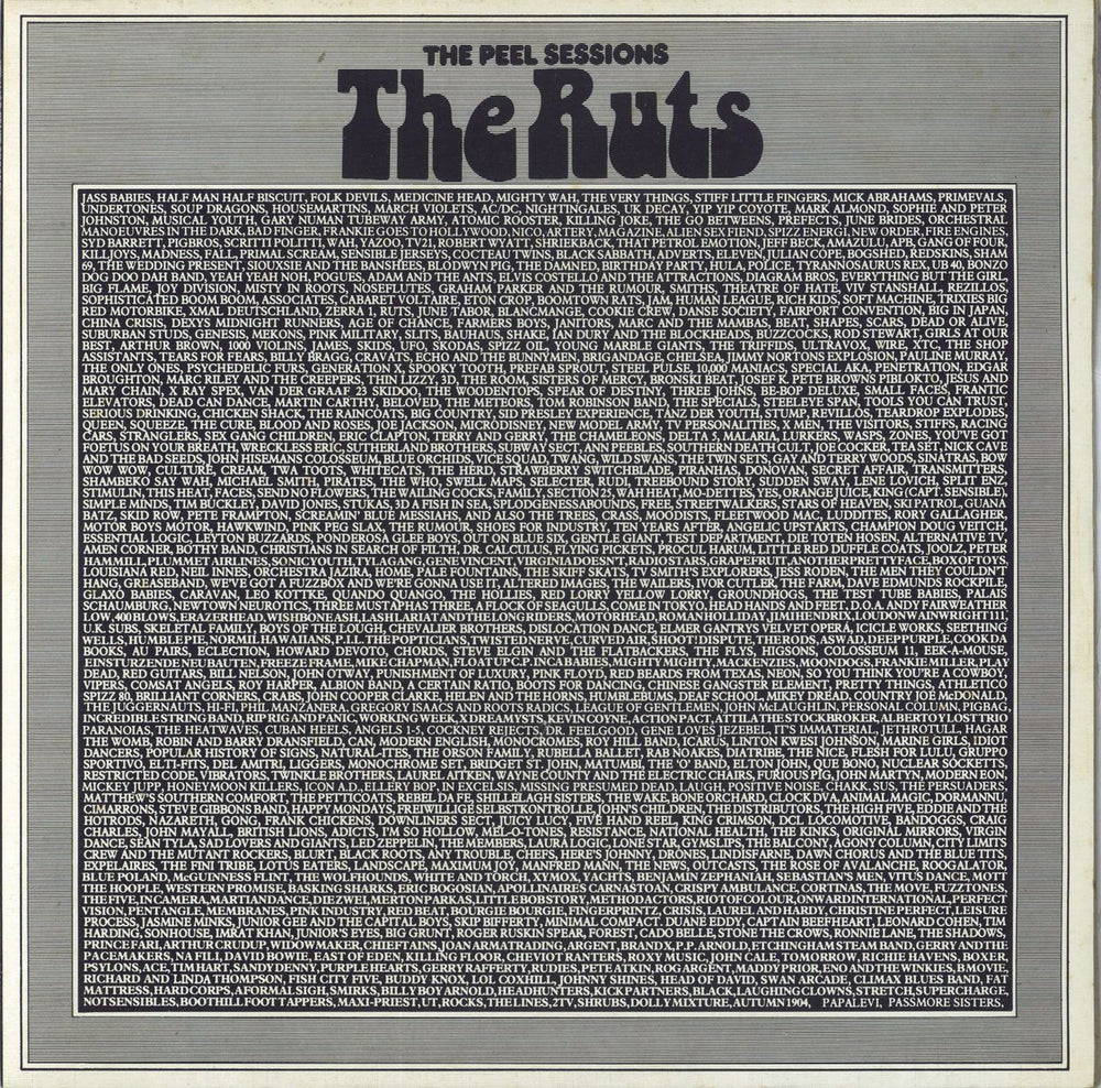 The Ruts The Peel Sessions UK 12" vinyl single (12 inch record / Maxi-single) SFPS011