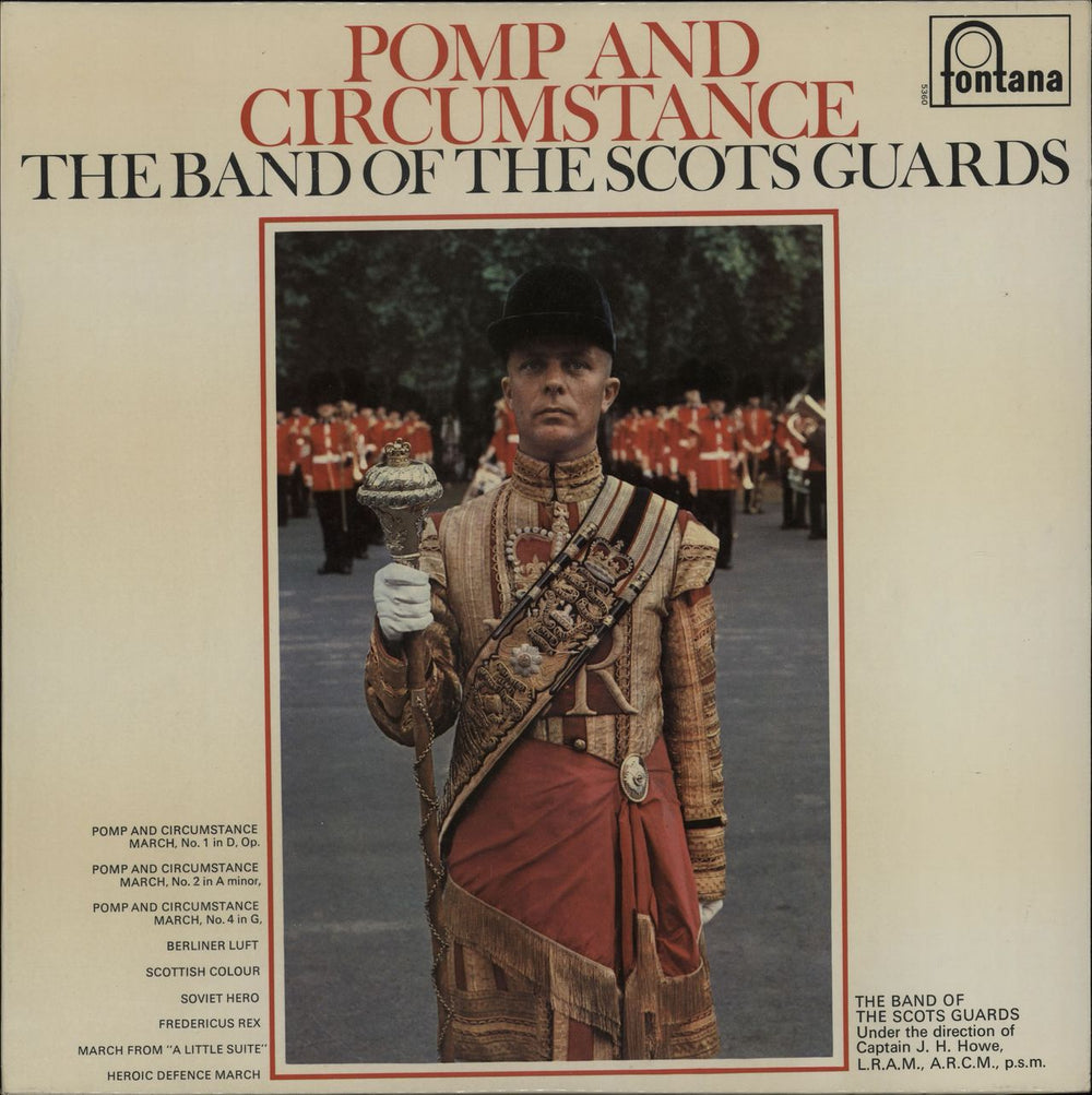 The Scots Guards Pomp And Circumstance UK vinyl LP album (LP record) STL5360