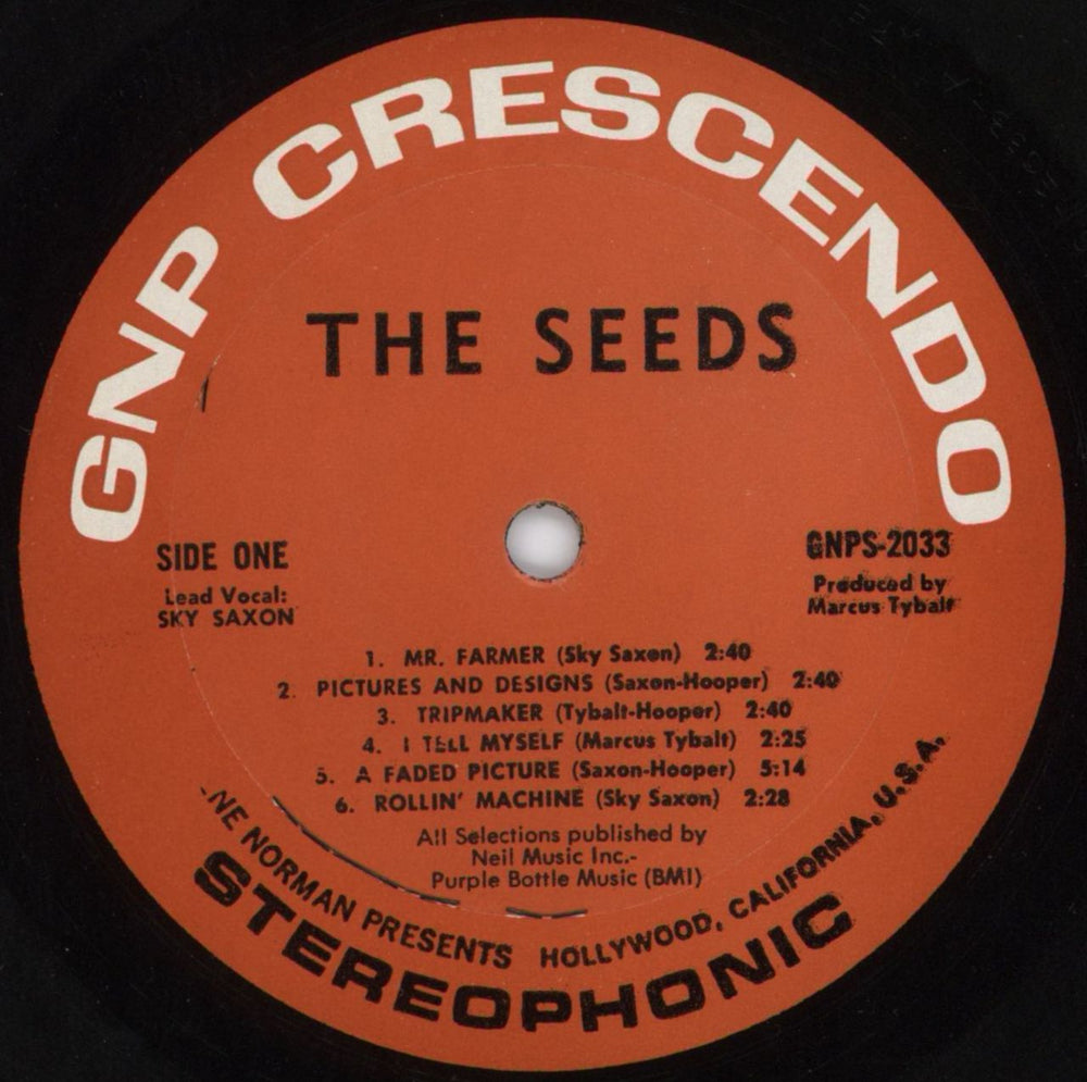 The Seeds A Web Of Sound - Stereo - Red Label US vinyl LP album (LP record) SDSLPAW816053