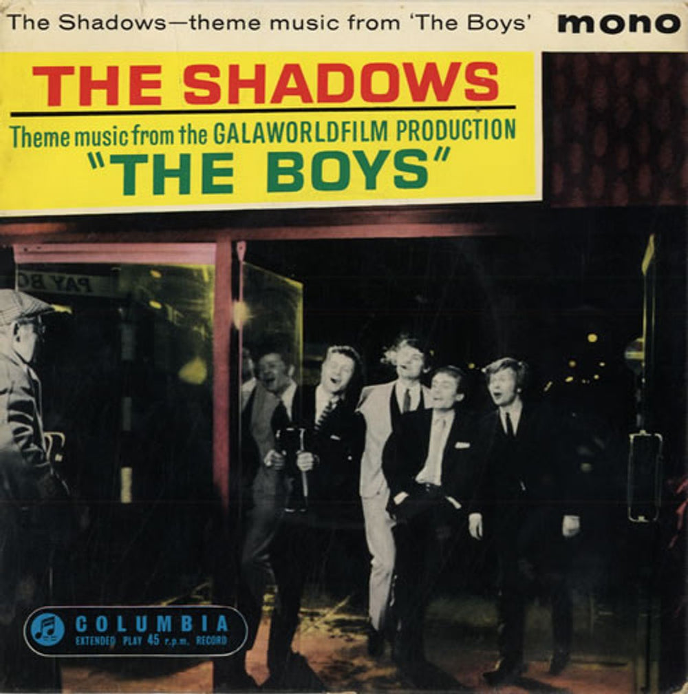 The Shadows The Boys EP UK 7" vinyl single (7 inch record / 45) SEG8193