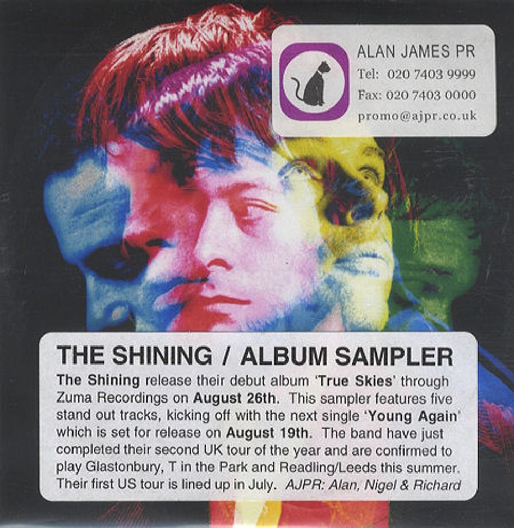 The Shining Album Sampler UK Promo CD-R acetate CD-R ACETATE