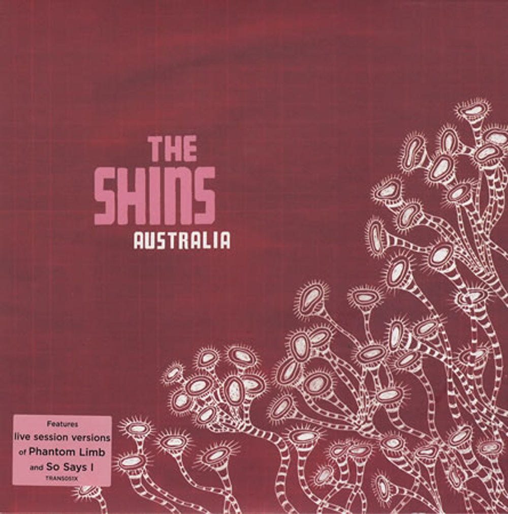 The Shins Australia UK 7" vinyl single (7 inch record / 45) TRANS051X