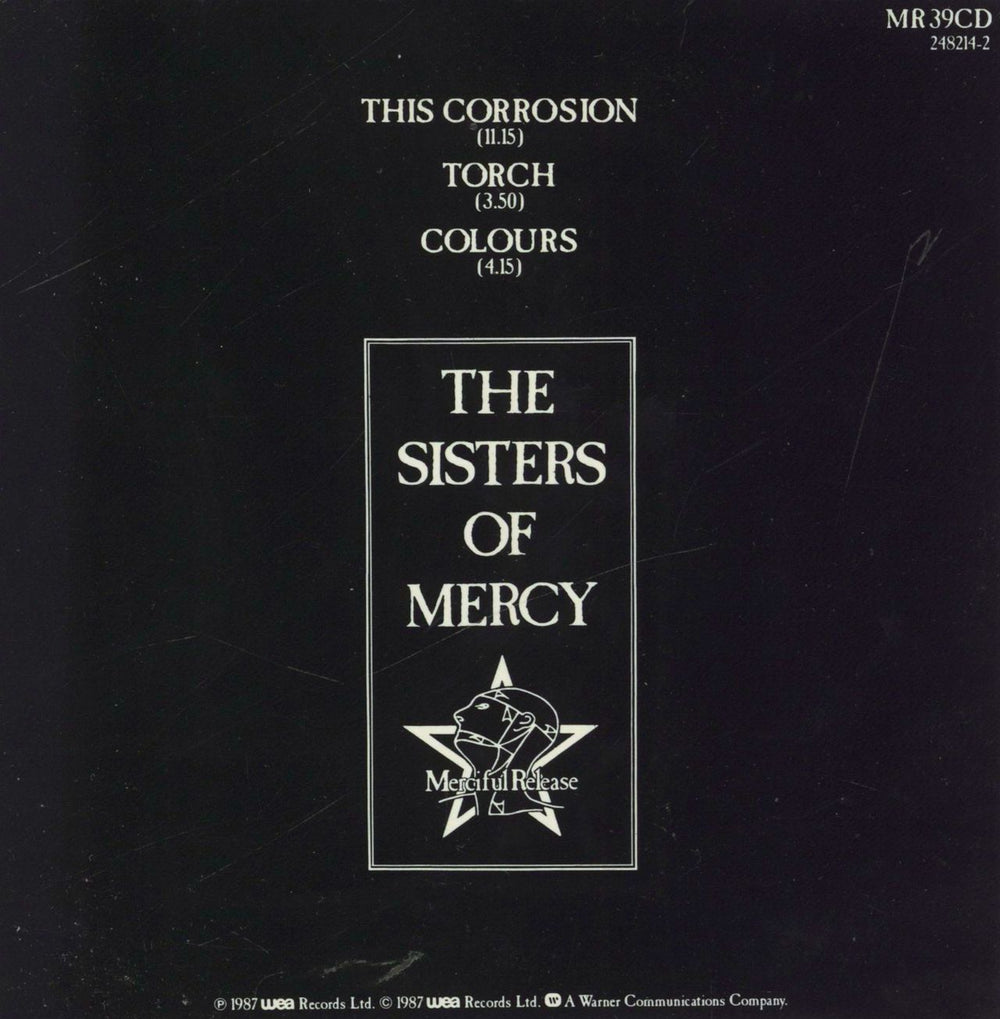 The Sisters Of Mercy This Corrosion UK CD single (CD5 / 5")