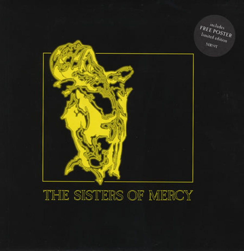 The Sisters Of Mercy Under The Gun + Poster UK 12" vinyl single (12 inch record / Maxi-single) MR59T