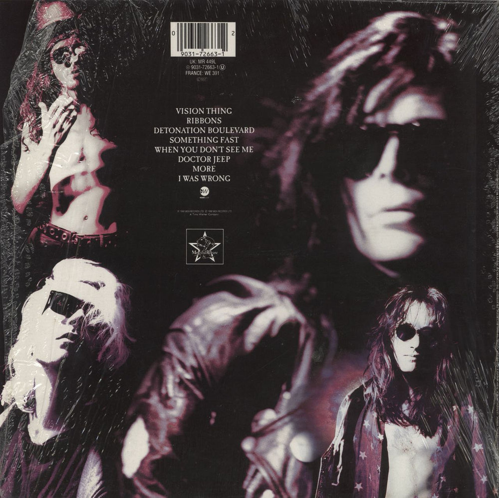 The Sisters Of Mercy Vision Thing - Shrink UK vinyl LP album (LP record) 090317266312